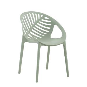 Lot de 6 chaises empilables en polypropylène renforcé verte…