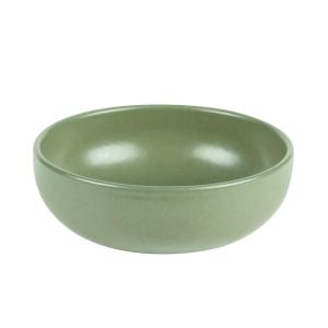 Lot de 6 coupelle   amande 12 cm  verts en grès