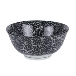 Lot de 6 coupelle evasée   11,5 cm  noir en porcelaine