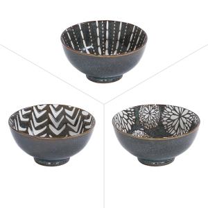 Lot de 6 coupelles   11,5 cm  marrons en porcelaine