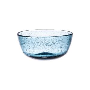 Lot de 6 coupelles    12 cm  bleues en verre