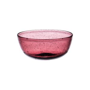 Lot de 6 coupelles    12 cm  violet en verre