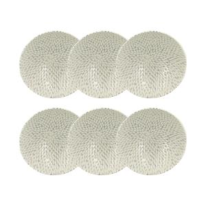 Lot de 6 coupelles à motif en porcelaine 15cm