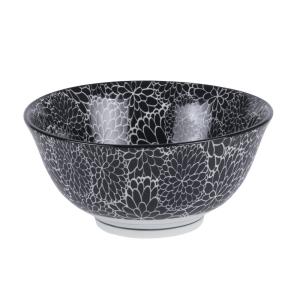 Lot de 6 coupelles evasée  11,5 cm  noires en porcelaine