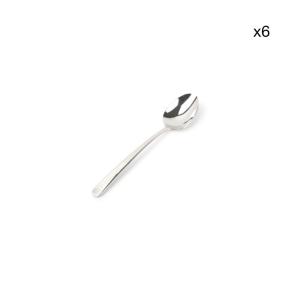 Lot de 6 Cuillère de table argent en métal 21cm