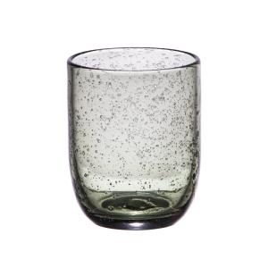 Lot de 6 gobelets 20 cl   bullé   gris en verre