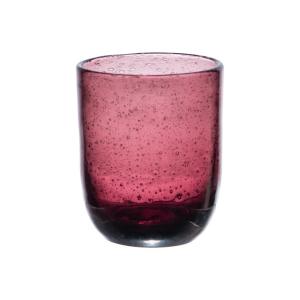 Lot de 6 gobelets 20 cl luberon bullé   violet en verre