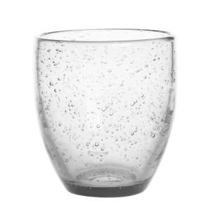 Lot de 6 gobelets artisan bullé 35 cl   transparents en ver…