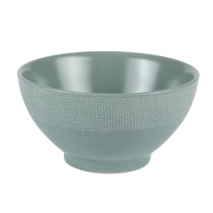 Lot de 6 mini bols    9,5 cm  bleu en grès