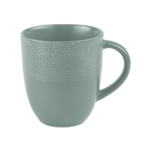 Lot de 6 mugs    30 cl  bleu en grès