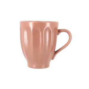 Lot de 6 mugs terracotta en faïence 28cl