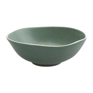 Lot de 6 saladiers en porcelaine verte 1250 ml