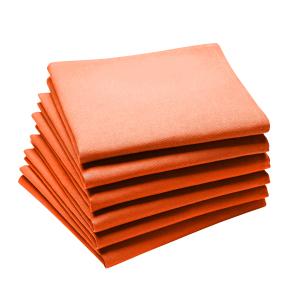 Lot de 6 serviettes en coton traite Teflon, Mandarine 45 x…