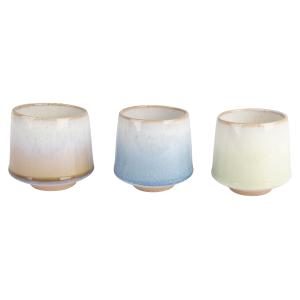 Lot de 6 Tasses en Céramique, blanc, 24 cl