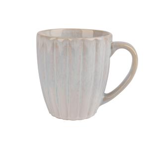 Lot de 6 Tasses en Céramqie, blanc, 35 cl