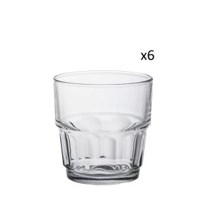 Lot de 6 - Verre à eau empilable en verre résistant 20 cl t…