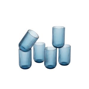 Lot de 6 verres à boire blue 400ml