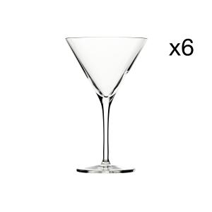 Lot de 6 Verres à Cocktail en Cristallin, transparent, 25 c…