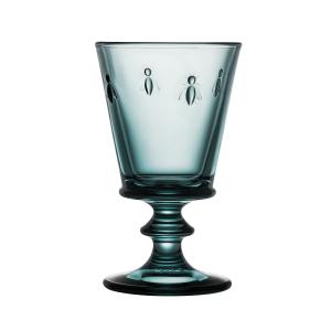 Lot de 6 verres à vin bleu nuit, ABEILLE