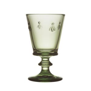 Lot de 6 verres à vin vert olive