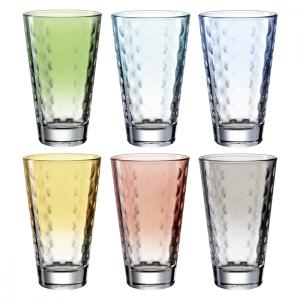 Lot de 6 verres colorés 300ml multicolore