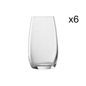 Lot de 6 Verres en Cristallin, transparent, 20,5 cl