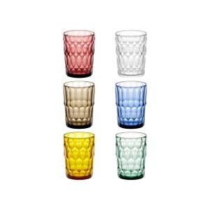 Lot de 6 verres hauts en acrylique biologique multicolore 4…