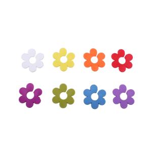 Lot de 8 marqueurs de verre daisy