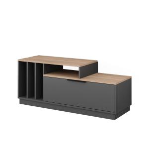 Lowboard, Anthracite/Sonoma 120 x 49.9 cm