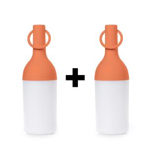 Luminaire D'extérieur design en plastique orange 22 cm
