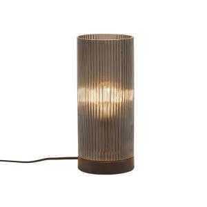 Luminaire en verre Gris fumé 27.5 cm