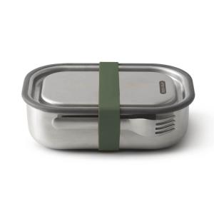 Lunch box acier multifonctions vert olive