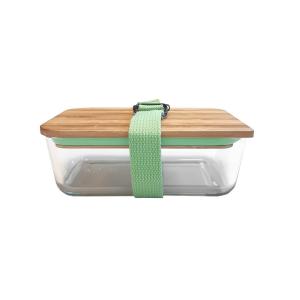 Lunch box cookut en verre vert