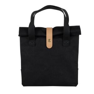 Lunchbag en lin noir