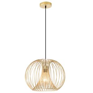 Lustre suspension design filaire dorée Ø 37 x 150 cm métal…