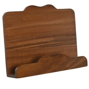 Lutrin de cuisine en bois d'acacia 25x19x5cm