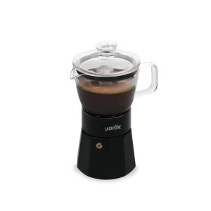 Machine à Espresso En Verre Noir 290ml