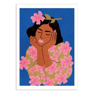 MADAME FLEUR - LEMON FEE - Affiche d'art 50 x 70 cm