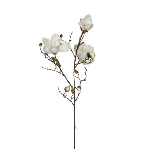 Magnolia plante artificielle blanc H88