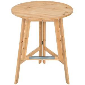 Mange debout table haute en bois rond pliable 79 x 110 cm m…
