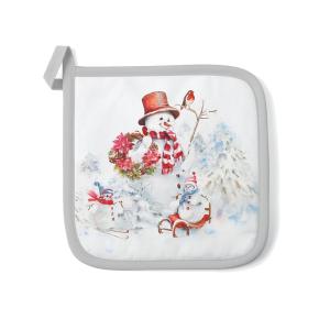 Manique de cuisine bonshommes de neige