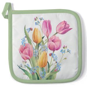 Manique de cuisine bouquet de tulipes