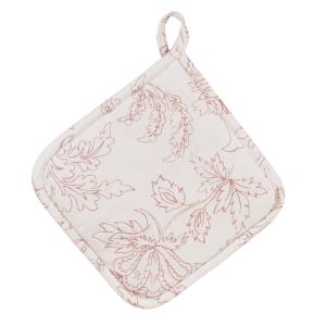 Manique de cuisine en coton motif floral 20x20