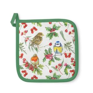 Manique de cuisine oiseaux dhiver