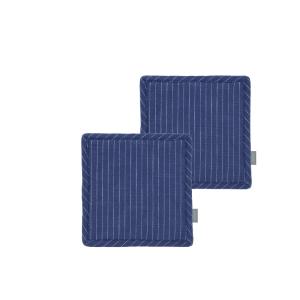 Maniques en coton bio bleu roi