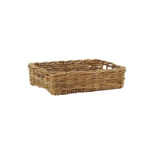 Manne en poelet marron 40 x 28 x 10 cm