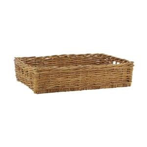 Manne en poelet marron 70 x 44 x 15 cm