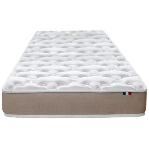 Matelas 100% latex confort ferme 3 zones 90x190