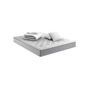 Matelas 140x190, ensachés, ferme, H23   2 oreillers   couet…