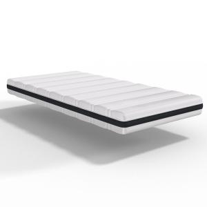 Matelas 90x190 ressorts ensachés - Mousse à mémoire de form…